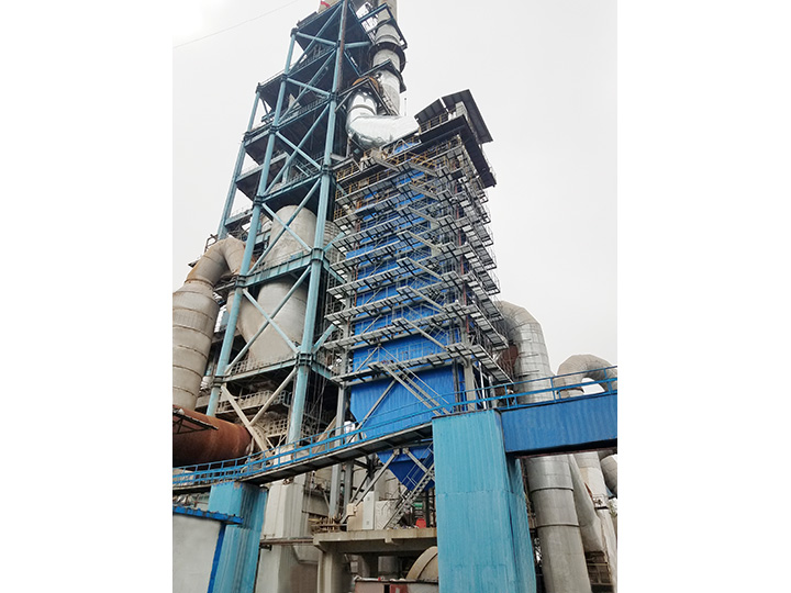 Cement kiln waste heat boiler